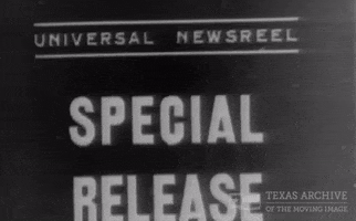 Black And White News GIF by Texas Archive of the Moving Image