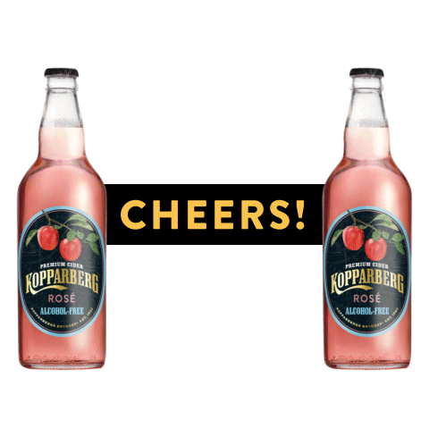 Cheers Cider Sticker by kopparbergworld