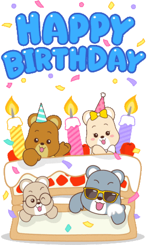 Happy Birthday Sticker by KrungsriSimple