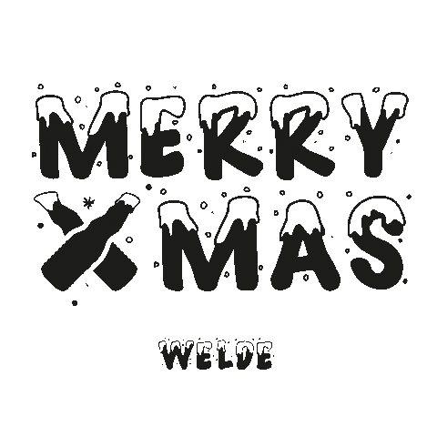 Merry Xmas Christmas Sticker by Welde Braumanufaktur