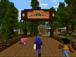 Camp Enderwood GIF by Minecraft