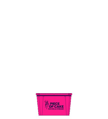Piece of Cake Moving & Storage Sticker
