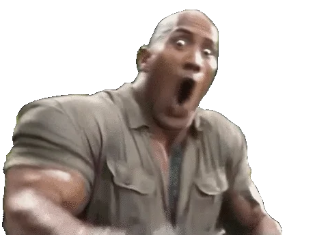 The Rock Wow Sticker