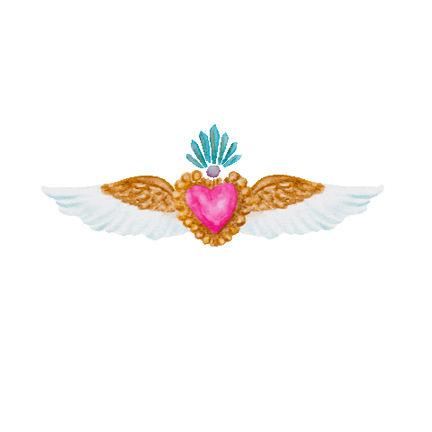 Heart Wings Sticker by colorsnack