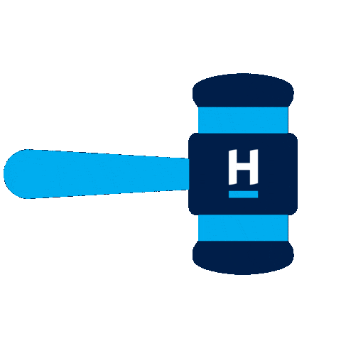 Hammer Sticker by Harcourts Holmwood