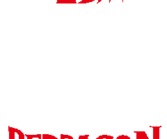Red Dragon Shop Sticker