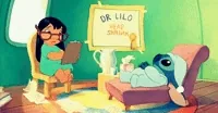 are you okay lilo and stitch GIF