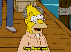 The Simpsons Thank You GIF