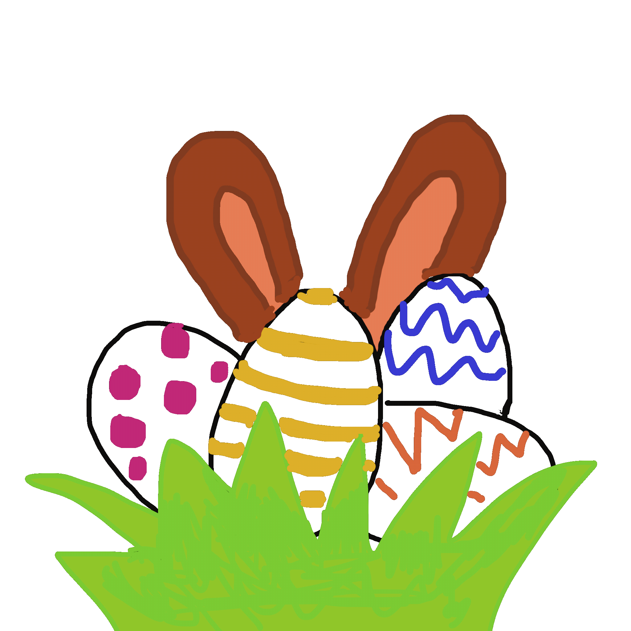 Easter Osternest Sticker by Mamamal3 for iOS & Android | GIPHY