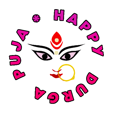 Durga Puja Pooja Sticker by Facebook Durga Puja