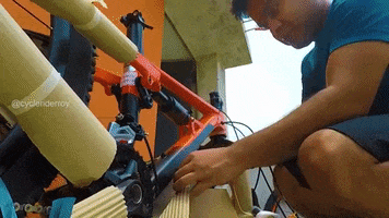 Unwrapping A New Bike GIF