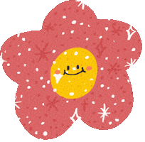 Happy Flower Sticker by JELLYBEAR PLANET.