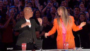 Excited Episode 1 GIF by America's Got Talent