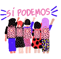 We Can Do It Feminism Sticker by Please Enjoy This!