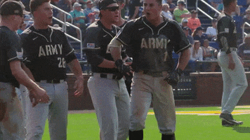 ArmyWestPoint baseball hype woo pumped GIF
