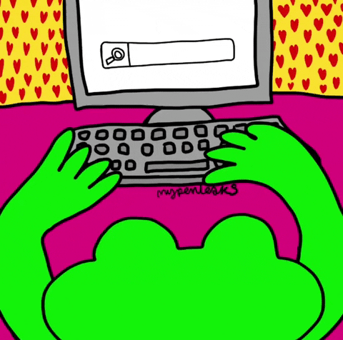 Type Frog GIF by Mypenleaks - Find & Share on GIPHY