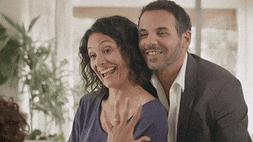 get married ring GIF by Un si grand soleil