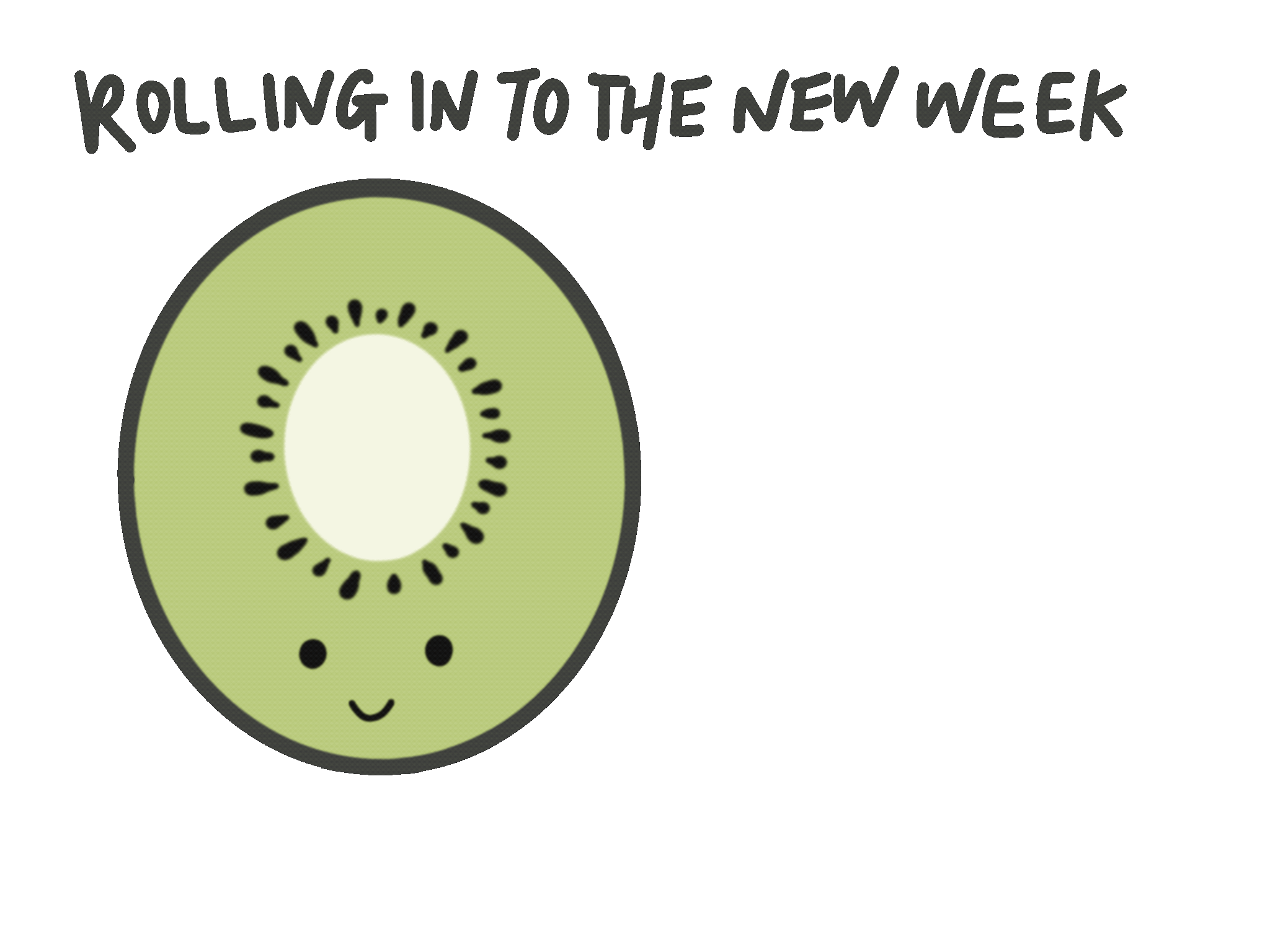 Week Rolling Sticker by The Jomu Co for iOS & Android | GIPHY