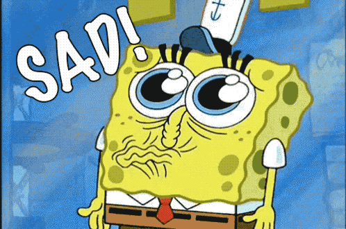 Sad Spongebob Squarepants Gif By Swerk Find Share On Giphy