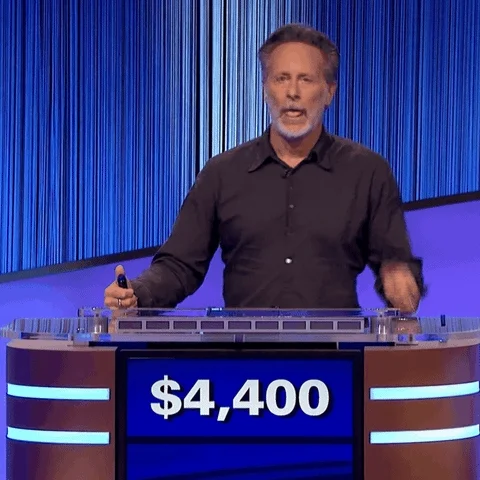 Nervous Celebrity Jeopardy GIF
