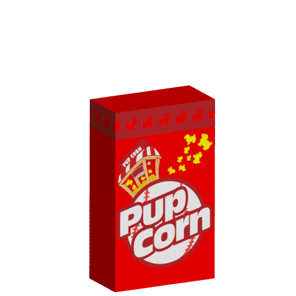 Pop Corn Sticker by Sunshine Mills