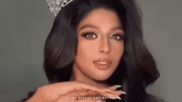 Miss India Mind-Blown GIF