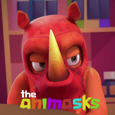 Angry Uh Oh GIF by The Animasks