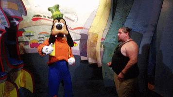 excited disney world GIF by Brimstone (The Grindhouse Radio, Hound Comics)