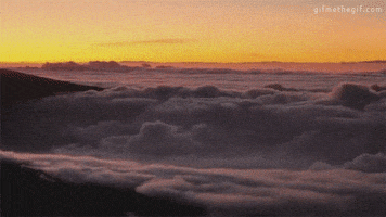 slow motion clouds GIF