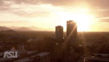High Rise Sunset GIF by Arizona State University