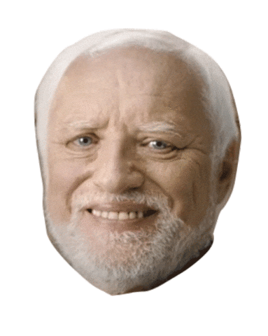 Tb Smile Sticker by Hide The Pain Harold