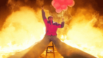 Fire Explosion GIF by Oliver Tree