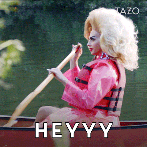 Drag Race Flirting GIF by Tazo Tea