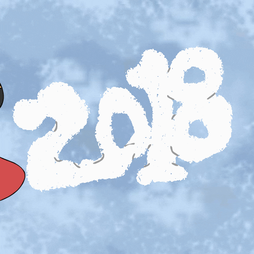 Happy New Year Animation GIF by Thomas Kastrati