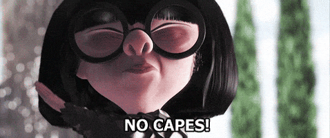 The Incredibles Cape GIF