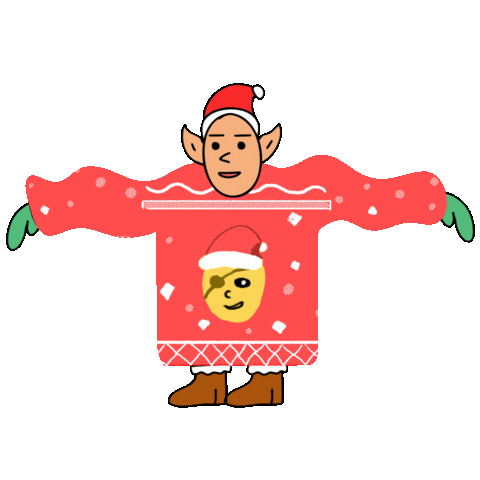 Merry Christmas Sticker by Percolate Galactic