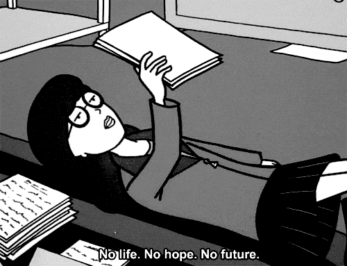 pessimistic i hate everything GIF