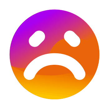 Sad Face' Sticker