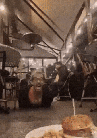 Burger Taken Away GIF