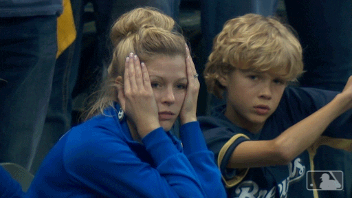 Nervous Milwaukee Brewers GIF by MLB - Find & Share on GIPHY