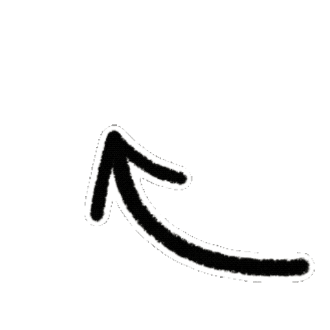 Black Arrow Sticker