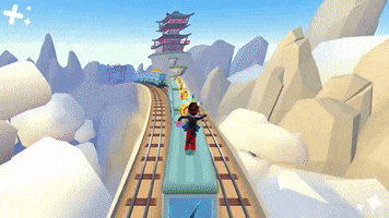 Subway Surfers Surfing GIF by SYBO