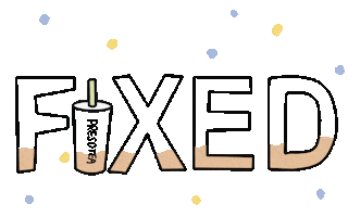 Fix Ok Sticker by Presotea