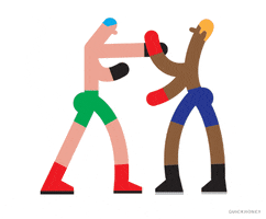 Fight Illustration GIF by PEEKASSO
