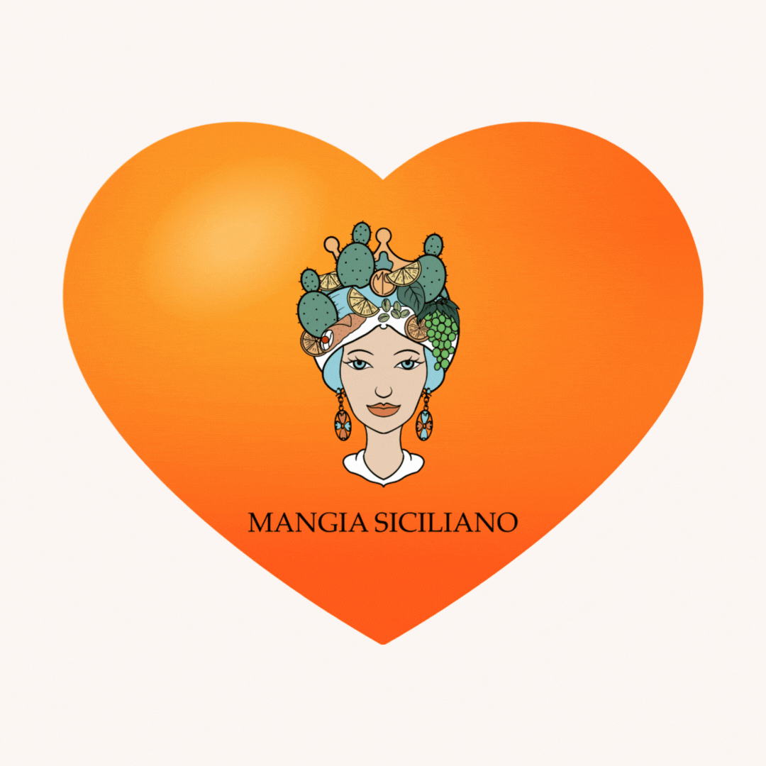 Heart Arancione GIF by Mangia Siciliano