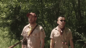 boy scouts walking GIF by All Get Out