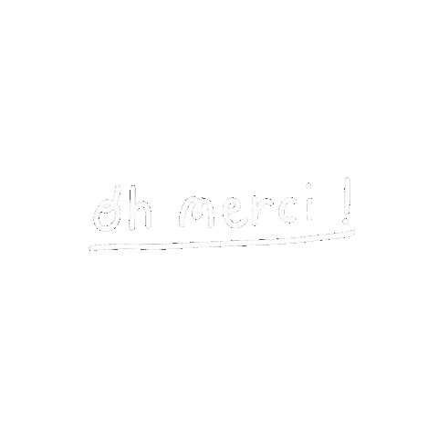 Merci Beaucoup Thank You Sticker