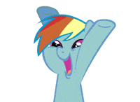 rainbow dash deal with it gif
