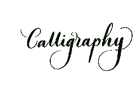 Calligraphy Sticker