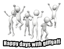 Happy Days With Giffgaff Sticker